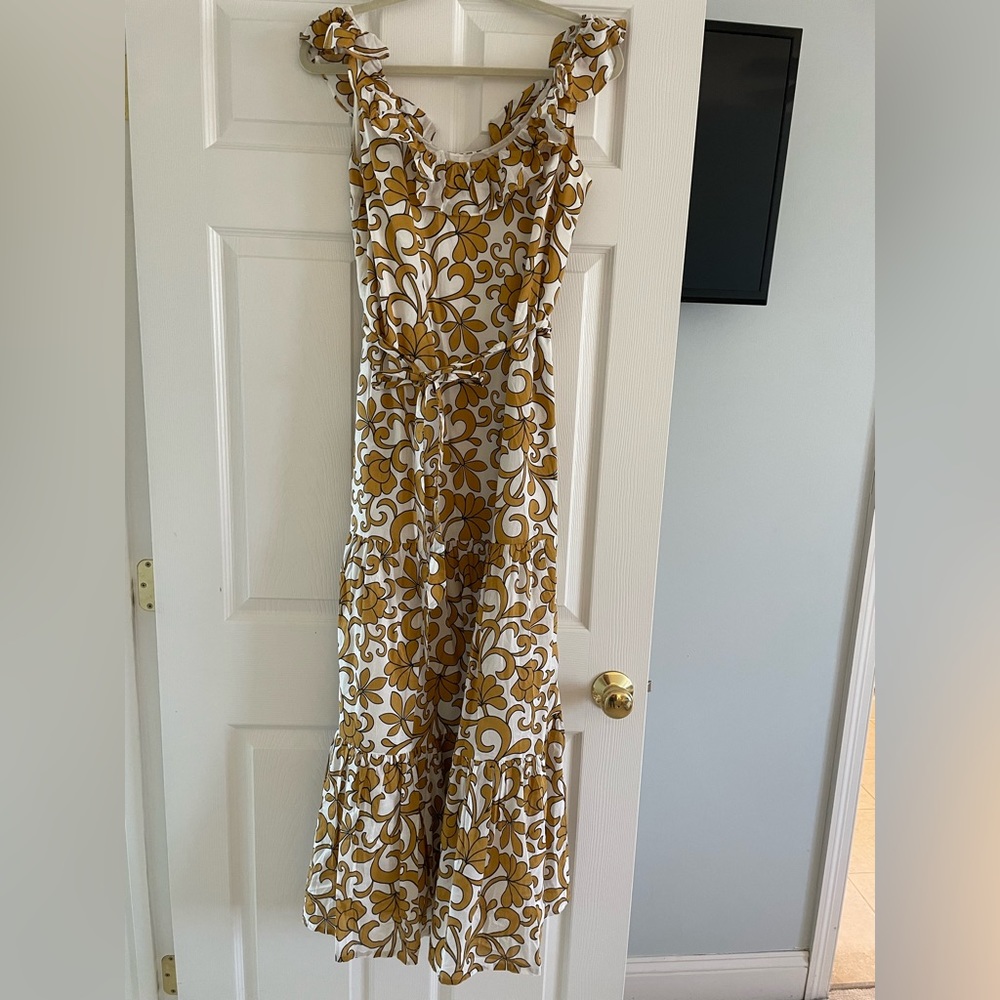 Boden Tiered Midi Dress